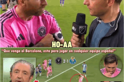 “ES ETERNO” PERIODISTAS ESPAÑOLES se RINDEN ante MESSI TRAS REMONTADA con INTER MIAMI VS PORTO HOY | HO