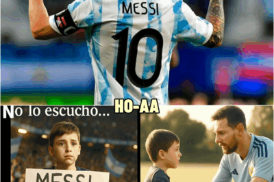Messi no lo vio… pero al ver el video, detuvo todo para cumplir una promesa. | HO