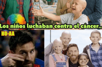 Niños con cáncer reciben una visita inesperada… Era el 10, era Messi