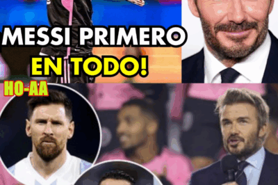BECKHAM LO DIJO: MESSI ES EL JUGADOR QUE CAMBIÓ A ESTADOS UNIDOS