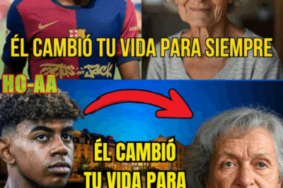 Lamine Yamal ve a su ex-niñera trabajando a los 90 años. Lo que hace a continuación es increíble