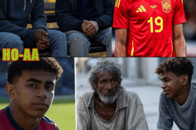 ¡Lamine Yamal ve a su ex-entrenador viviendo en la calle, lo que hizo cambió su vida para siempre!
