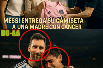 Messi cambió la vida de una madre con cáncer… y el mundo lo vio gracias a su hijo periodista