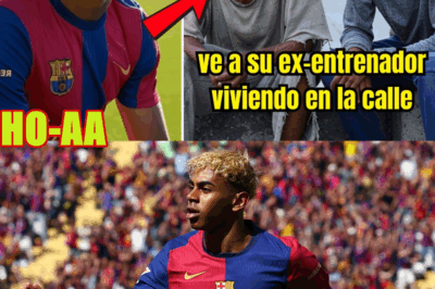¡Lamine Yamal ve a su ex‑entrenador viviendo en la calle, lo que hizo cambió su vida para siempre!