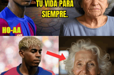 EL DIA QUE LAMINE YAMAL AYUDA A PAREJA DE ANCIANOS MUY POBRES