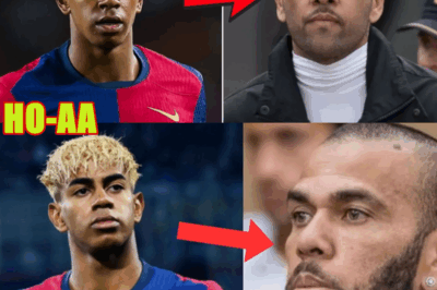 Lamine Yamal rechazó el saludo de Daniel Alves delante de las cámaras