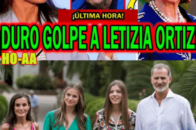 ¡ESTE DÍA DIERON DURO GOLPE! A LETIZIA ORTIZ DE FELIPE VI POR DOÑA SOFÍA Y LÍO CON PRINCESA LEONOR