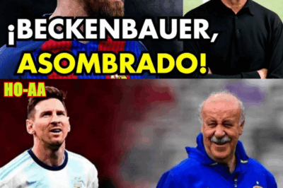 🤯BECKENBAUER LO ADMITE: “MESSI ES UN GENIO IMPOSIBLE DE REPETIR”