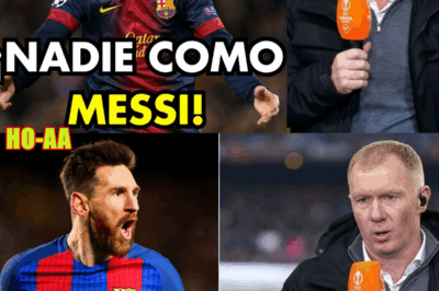 ⚡PAUL SCHOLES CONFIESA: “¡NO PODÍA TOCAR A MESSI EN SU MEJOR MOMENTO!”