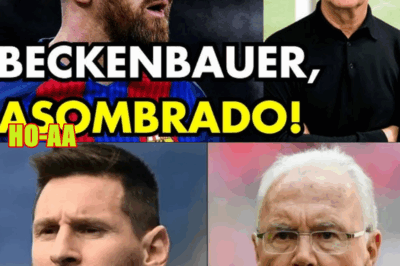 BECKENBAUER LO ADMITE: “MESSI ES UN GENIO IMPOSIBLE DE REPETIR”