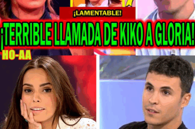 ¡TERRIBLE LLAMADA! DE KIKO JIMÉNEZ A GLORIA CAMILA DENUNCIADA ANTES DE INFIDELIDAD DE SOFÍA SUESCÚN