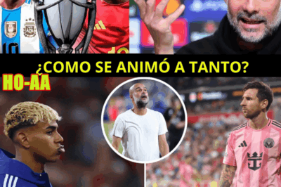 🧨 GUARDIOLA REVIENTA LA COMPARACIÓN: “MESSI ES ÚNICO… ¿YAMAL QUIÉN?”