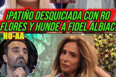 ROCÍO FLORES FUNDE A FIDEL ALBIAC Y MARÍA PATIÑO DESQUICIADA CONTRA ‘DE VIERNES’