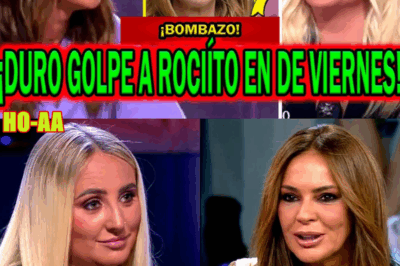 A ROCÍO CARRASCO EN DE VIERNES DE ROCÍO FLORES Y OLGA MORENO CON SANTI ACOSTA