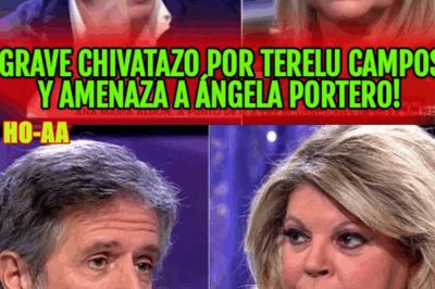 CARLO COSTANZIA A TERELU CAMPOS EN DE VIERNES X ALEJANDRA RUBIO HUNDE SU FARSA