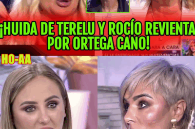 ROCÍO FLORES HUMILLA ANA MARÍA ALDÓN POR ORTEGA CANO Y TERELU CAMPOS HUYE