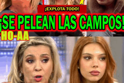 SE PELEAN TERELU CAMPOS Y CARMEN BORREGO Y RIDÍCULO DE ALEJANDRA RUBIO EN TELECINCO