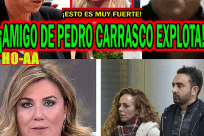 AMIGO DE PEDRO CARRASCO EXPLOTA CON ROCÍO CARRASCO Y GRAVE ESTO DE CARLOTA CORREDERA