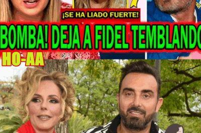 ROCÍO FLORES DEJA TEMBLANDO A FIDEL ALBIAC Y SACA A LA LUZ LA CRISIS CON ROCÍO CARRASCO