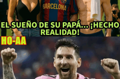 REPORTERA VIAJA DE MÉXICO A MIAMI CON SU PAPÁ PARA CUMPLIR EL SUEÑO DE CONOCER A MESSI