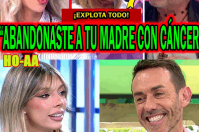 ALEJANDRA RUBIO PÁLIDA CON JESÚS MANUEL RUIZ POR TERELU CAMPOS Y SU CÁNCER