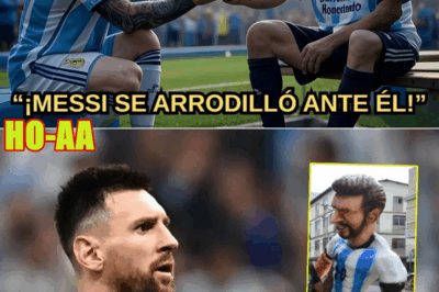 Pagó la compra de un anciano… y MESSI apareció después del partido