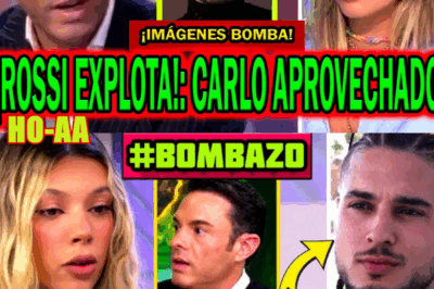 Carlo Costanzia pálido con Antonio Rossi por Alejandra Rubio y su hijo en portada