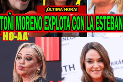 “EXPLOSIVAS IMÁGENES! TOÑI MORENO FULMINA A BELÉN ESTEBAN TRAS ANDREA JANEIRO Y JESULÍN”.