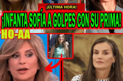 INFANTA SOFÍA A GOLPES CON SU PRIMA Y LETIZIA ORTIZ DEJA SOLO A FELIPE VI