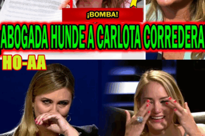 ¡BOMBA! ABOGADA HUNDE A CARLOTA CORREDERA POR ROCÍO CARRASCO Y FIDEL ALBIAC TRAS DESPIDO