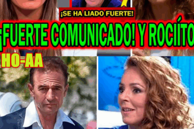 ¡COMUNICADO URGENTE! DE GLORIA CAMILA CON ROCÍO CARRASCO EN TVE TRAS DESPIDO DE ALESSANDRO LEQUIO