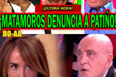 ¡ÚLTIMA HORA! MARÍA PATIÑO DENUNCIADA POR KIKO MATAMOROS TRAS DESPIDO DE ALESSANDRO LEQUIO