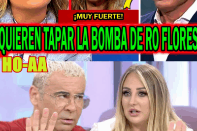 ¡QUIEREN TAPAR ESTA BOMBA! DE ROCÍO FLORES CON ROCÍO CARRASCO Y FULMINANA A JORGE JAVIER VÁZQUEZ