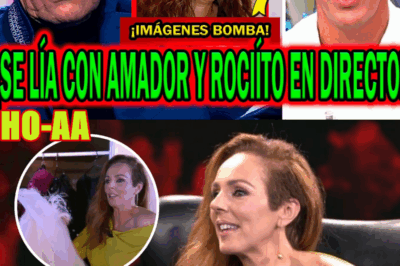¡SE HA LIADO! CON ROCÍO CARRASCO Y AMADOR MOHEDANO EN TELECINCO CON JOAQUÍN PRAT TRAS GLORIA CAMILA