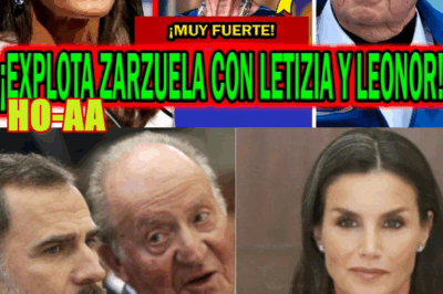 ¡EXPLOTA ZARZUELA! LETIZIA ORTIZ PÁLIDA CON JUAN CARLOS I FILTRA LO PEOR POR LEONOR Y SOFÍA