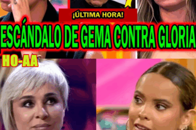 ¡ESCÁNDALO ÚLTIMA HORA! DE GEMA ALDÓN CON GLORIA CAMILA EN TELECINCO POR ANA MARÍA ALDÓN Y ORTEGA