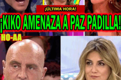 ¡GRAVE! KIKO MATAMOROS AMENAZA A PAZ PADILLA Y CARLOTA CORREDERA EXPLOTA CONTRA ELLA