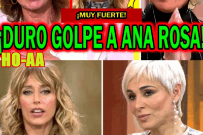 ¡ÚLTIMA HORA! DURO GOLPE A ANA ROSA QUINTANA Y BRONCA EN FIESTA DE EMMA GARCÍA CON ANA MARÍA ALDÓN