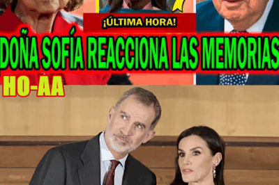 ¡ÚLTIMA HORA! DOÑA SOFÍA REACCIONA A MEMORIAS DE JUAN CARLOS I TRAS LETIZIA ORTIZ Y FELIPE VI