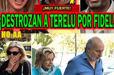 ¡BOMBA! DESTROZAN A TERELU CAMPOS POR FIDEL ALBIAC CON PATIÑO TRAS ROCÍO FLORES Y ROCÍO CARRASCO