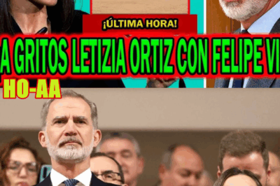 ¡MUY FUERTE, A GRITOS! ESCOLTA SEPARA A LETIZIA ORTIZ Y FELIPE VI EN FUERTE BRONCA POR LEONOR