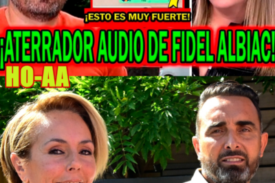 ¡PASÓ ESTO! AUDIO ATERRADOR DE FIDEL ALBIAC POR ROCÍO CARRASCO LE HUNDE POR ROCÍO FLORES Y DAVID