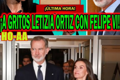 ¡MUY FUERTE, A GRITOS! ESCOLTA SEPARA A LETIZIA ORTIZ Y FELIPE VI EN FUERTE BRONCA POR LEONOR