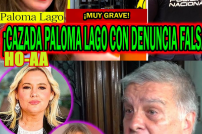 ¡ESCÁNDALO! HAN CAZADO A PALOMA LAGO CON UNA DENUNCIA FALSA Y OLGA MORENO A DE VIERNES