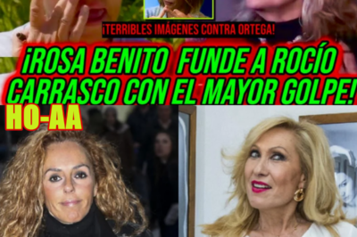 TERRIBLE CHIVATAZO ¡MUERTE! ROSA BENITO HUNDE A ROCÍO CARRASCO ANTE ORTEGA CANO Y ROCÍO FLORES