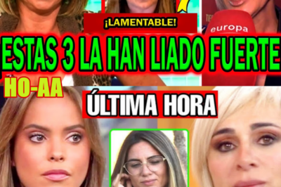 ¡LA HAN LIADO! MARÍA PATIÑO Y CORREDERA CON KIKO MATAMOROS Y ANA MARÍA ALDÓN CON GLORIA CAMILA