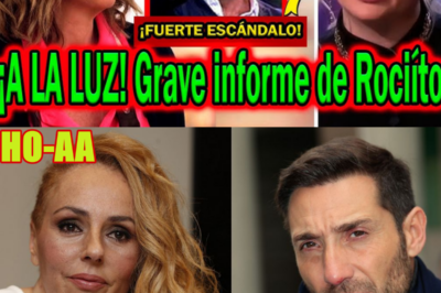 ¡A LA LUZ GRAVE INFORME! HUNDE A ROCÍO CARRASCO POR ROCÍO FLORES Y ANTONIO DAVID FLORES – TELECINCO
