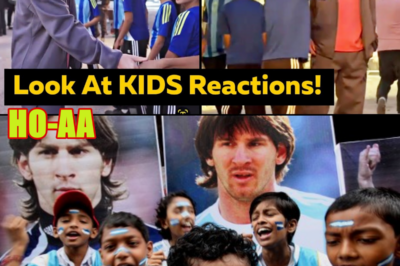 Messi trae SONRISAS a los jóvenes fanáticos durante la sesión fotográfica publicitaria en India Reacciones
