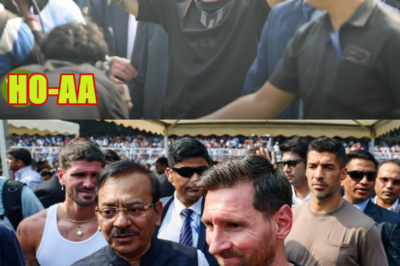 Gira completa de Lionel Messi por Hyderabad con reacciones entusiastas de los fans