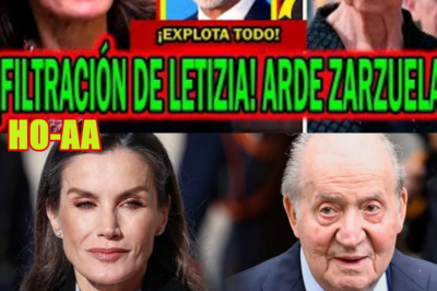 ¡FILTRACIÓN GRAVE! DE LETIZIA ORTIZ HACE ARDER ZARZUELA POR EL EMÉRITO JUAN CARLOS I Y FELIPE VI